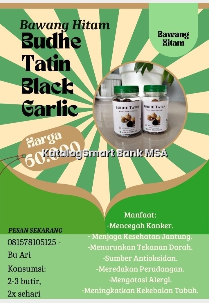 Budhe Tatin Black Garlic