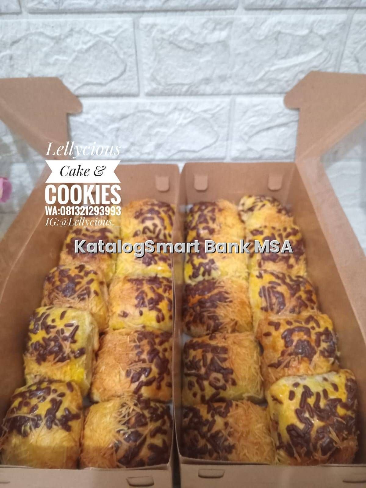 Bollen pisang coklat keju