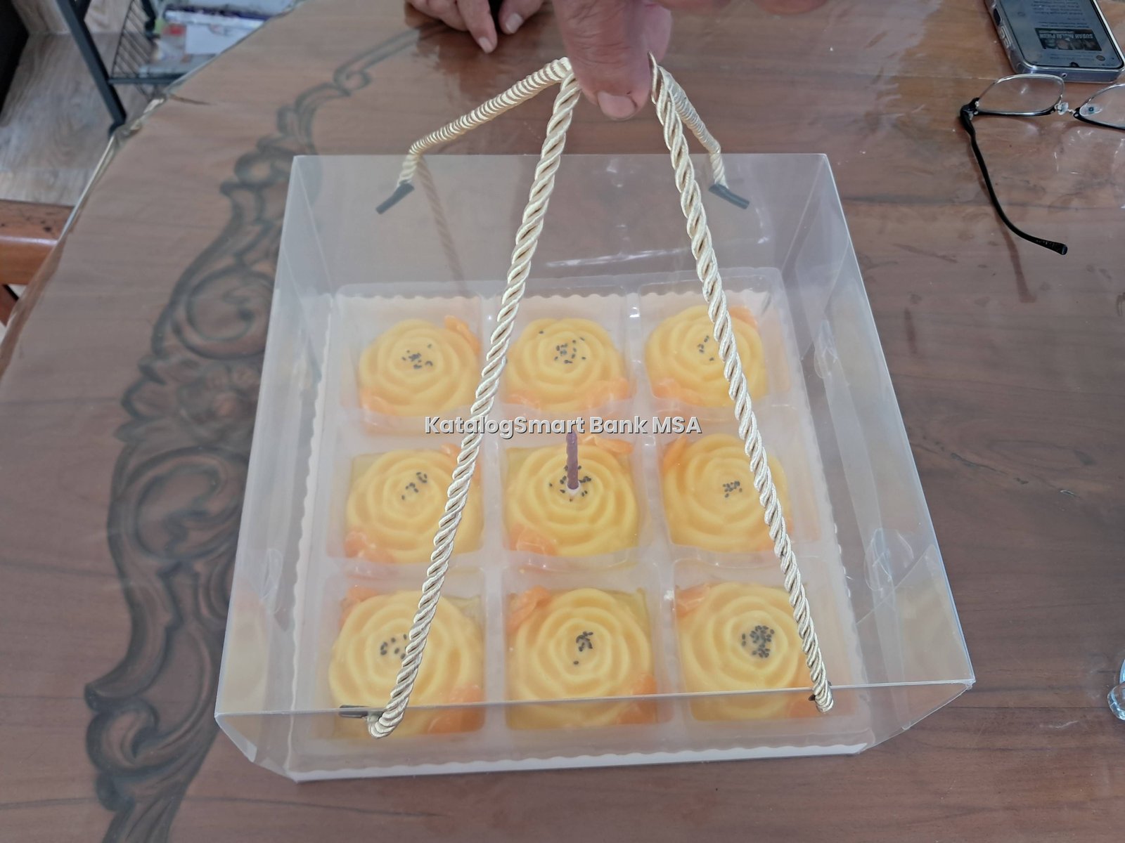 Puding Susu Toping Jeruk 9 pcs