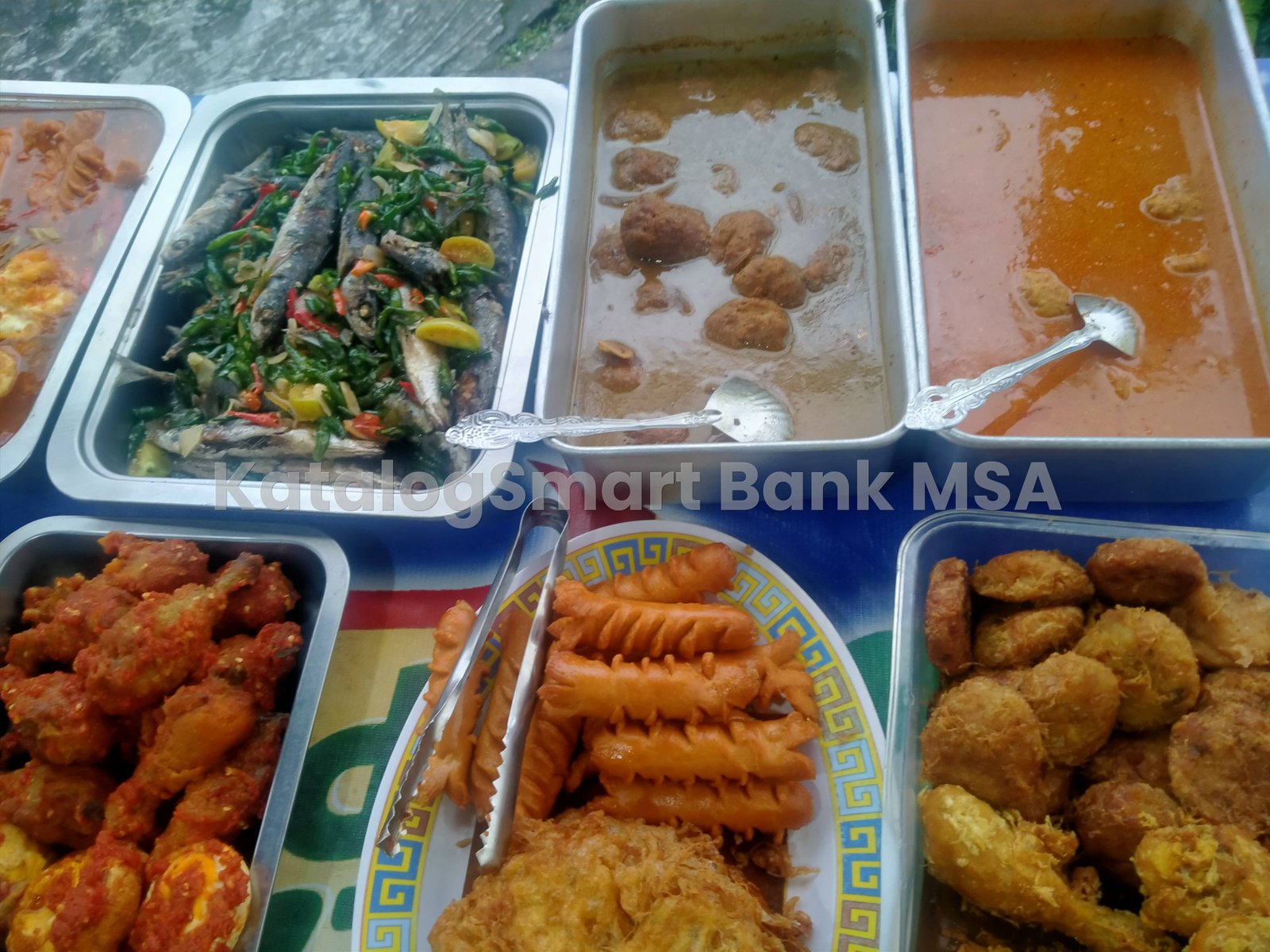 Nasi  peyetan.nasi sayur lauk.snack