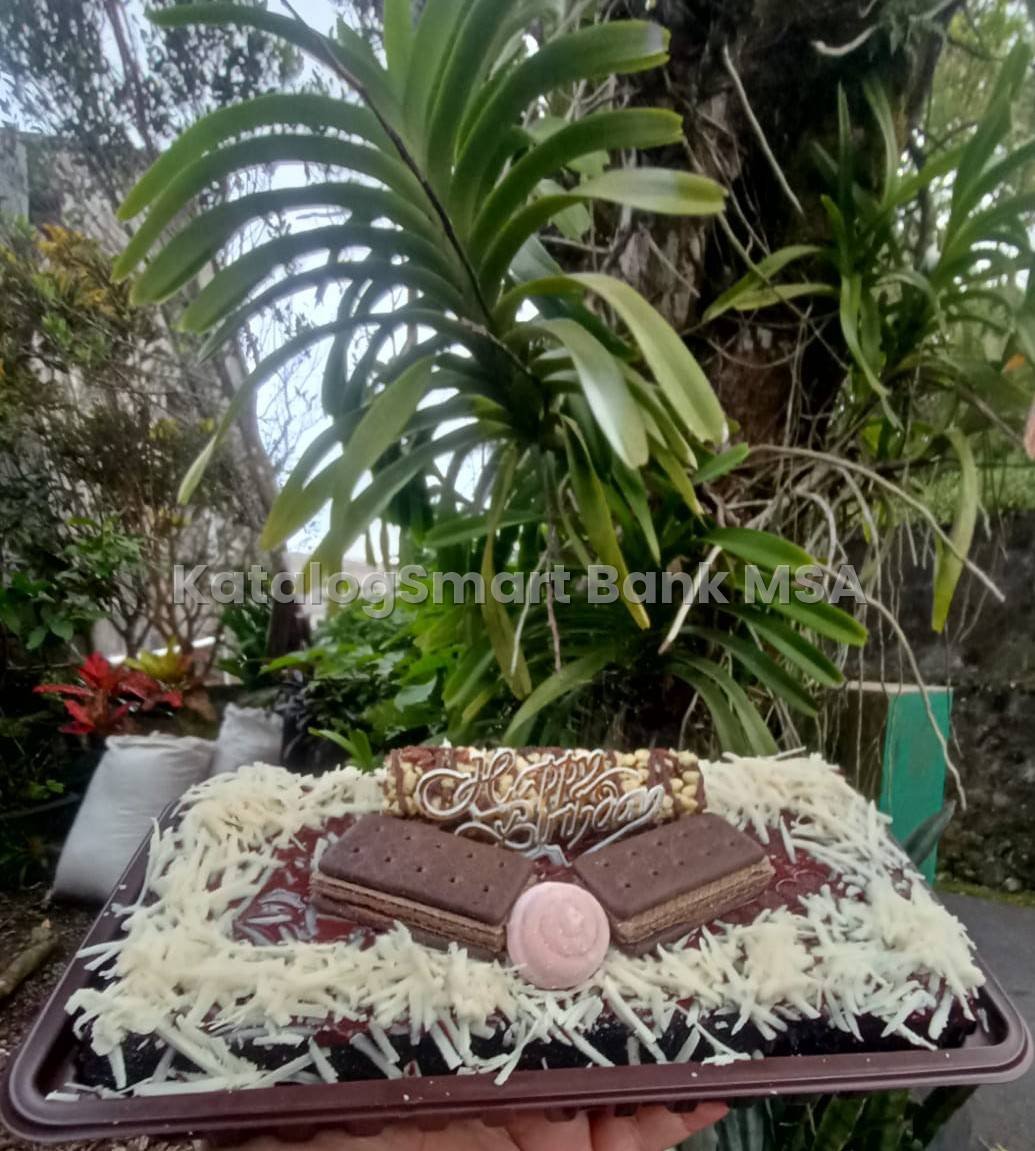 Brownies Birthday cake