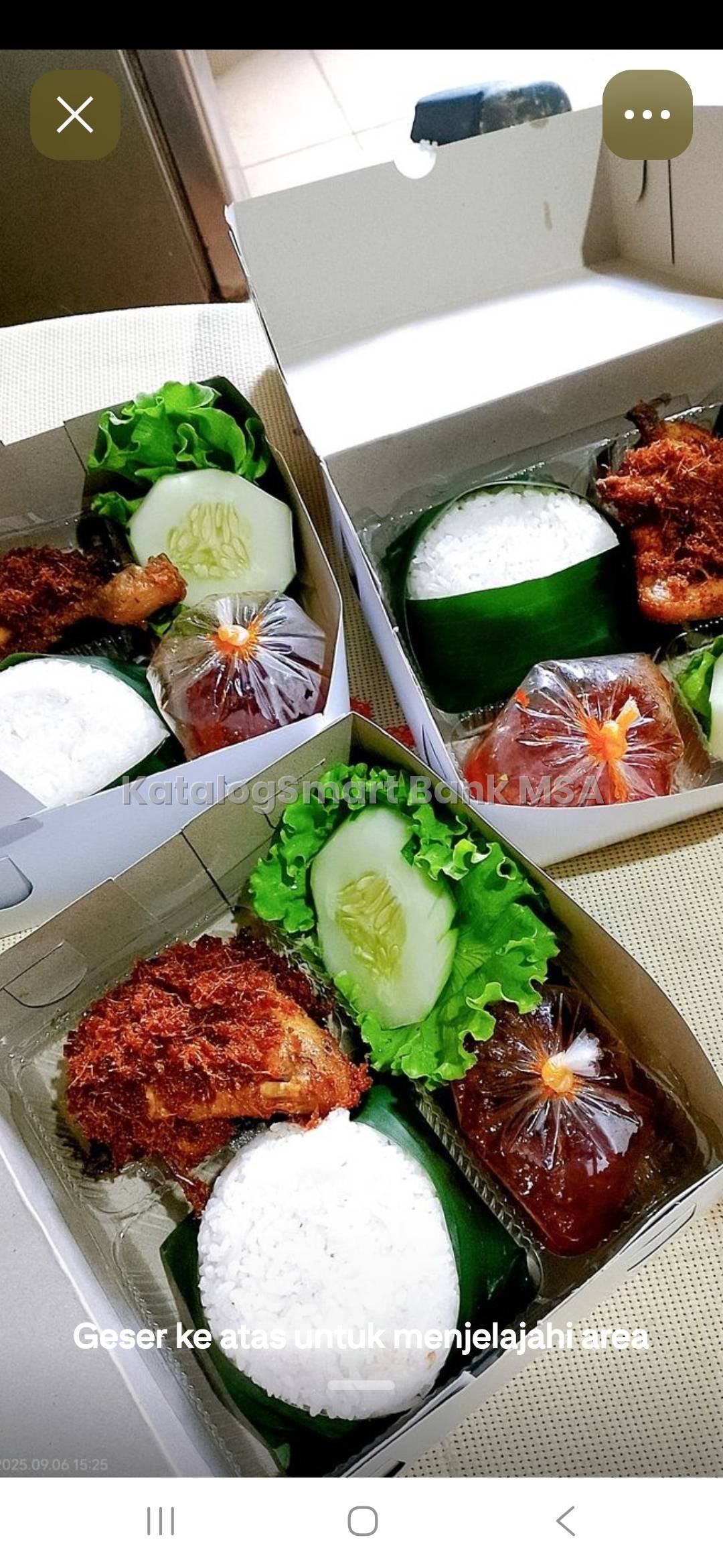 Nasi box ayam bakar