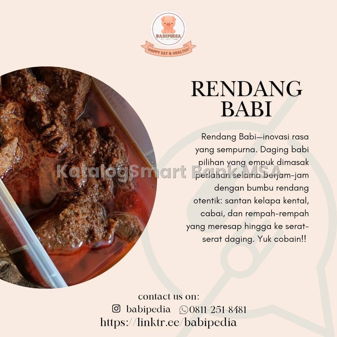 Rendang babi