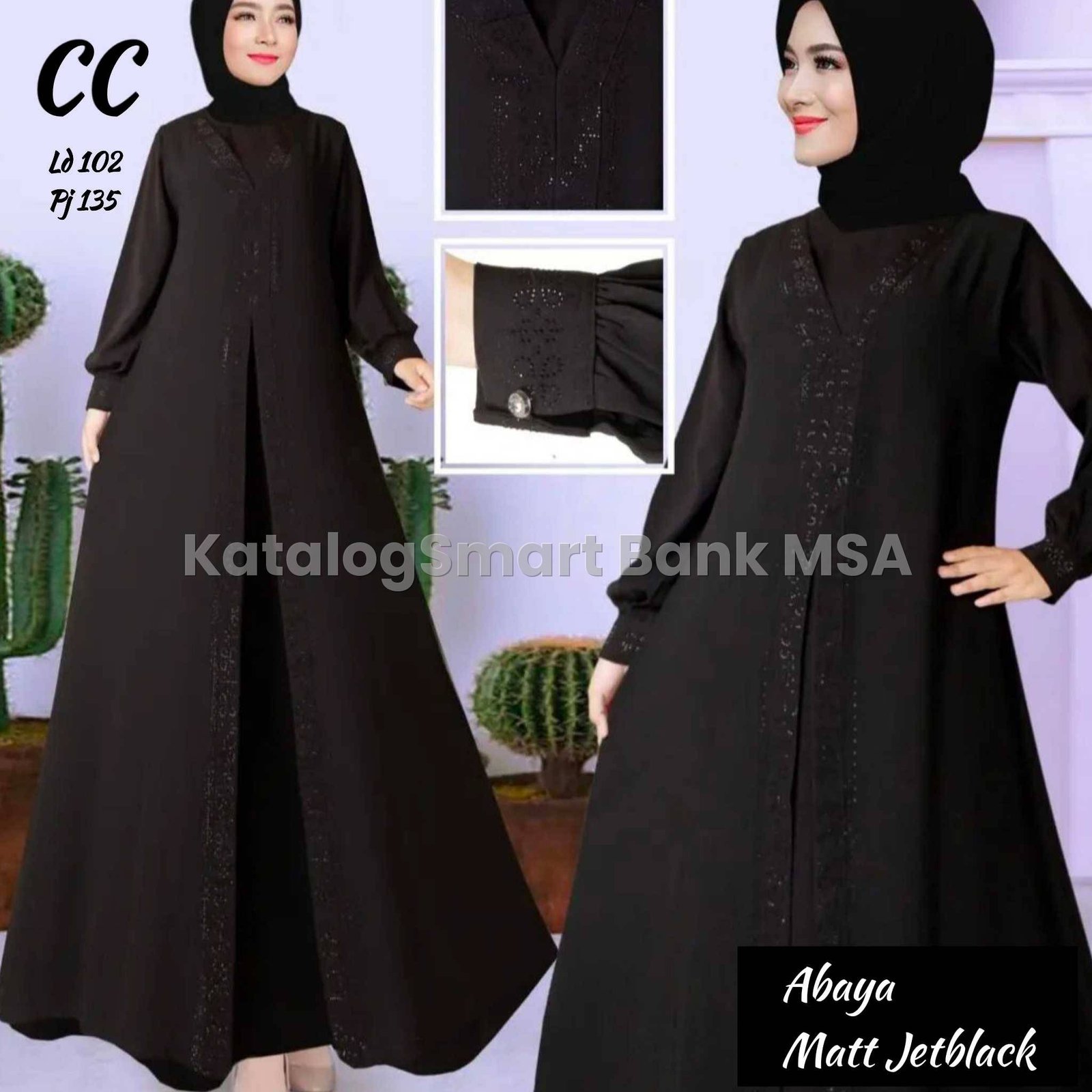 Abaya jetblack