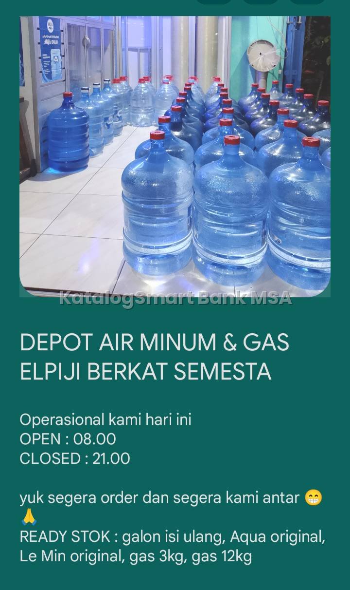 Air Minum Isi Ulang Diambil