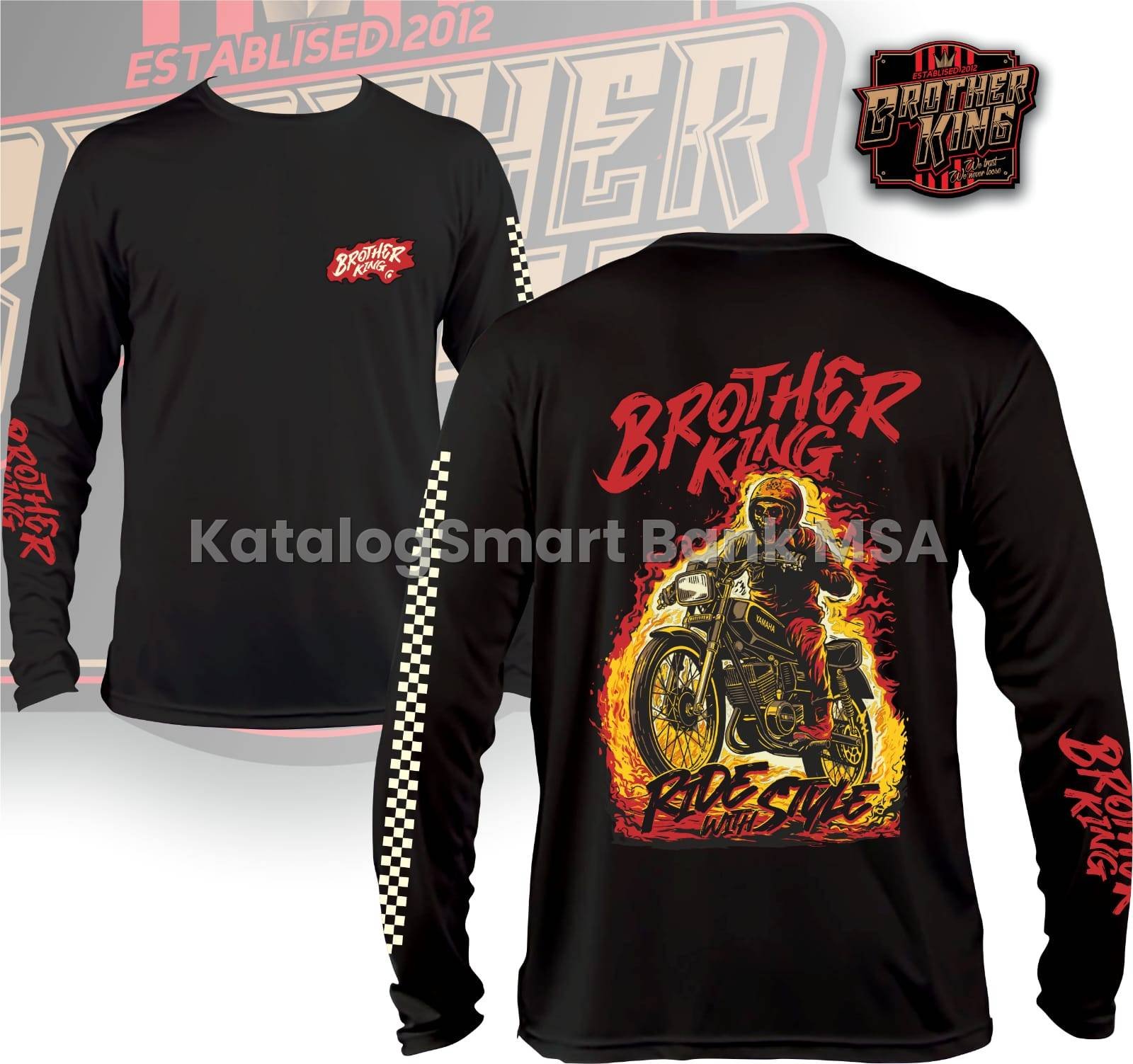 Brother King Lengan Panjang Hitam