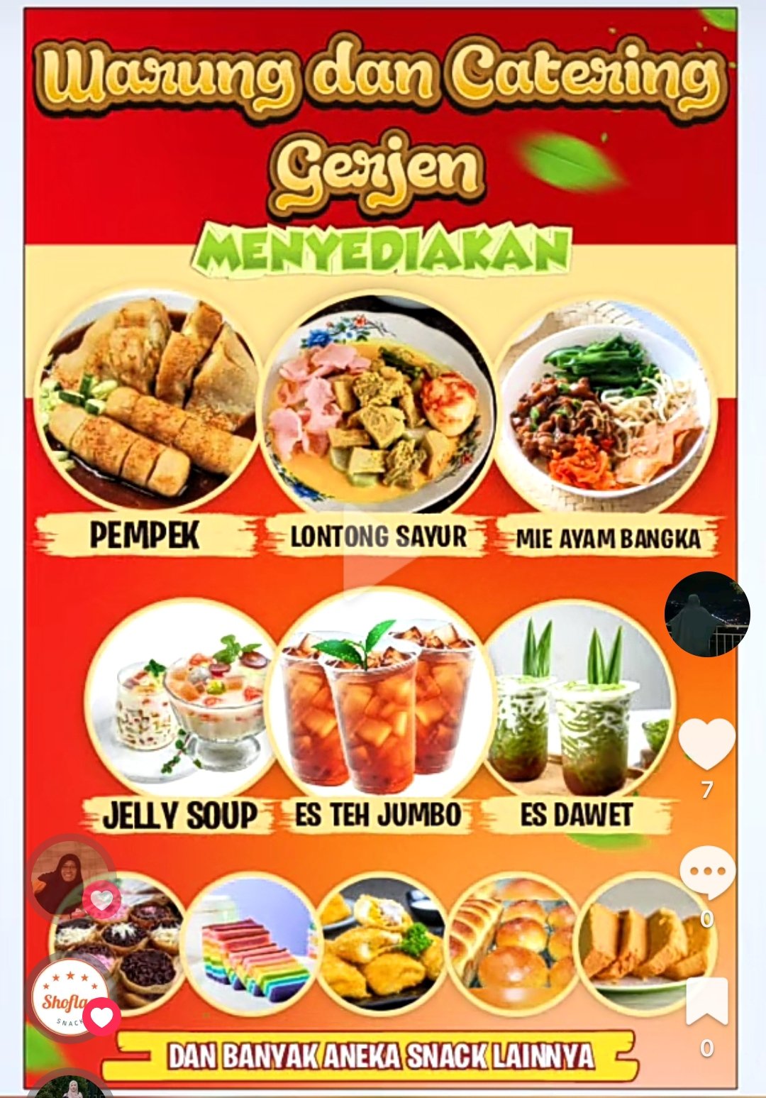 Masakan dan snack Gerjen