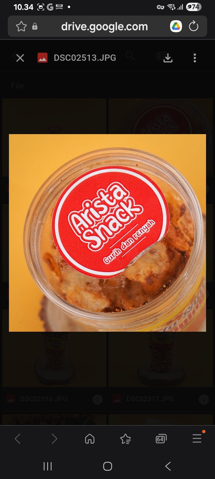 Arista snack