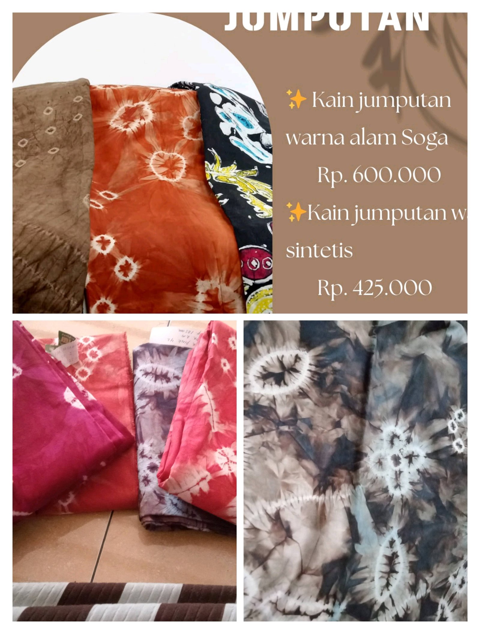 Carladin jumputan dan batik